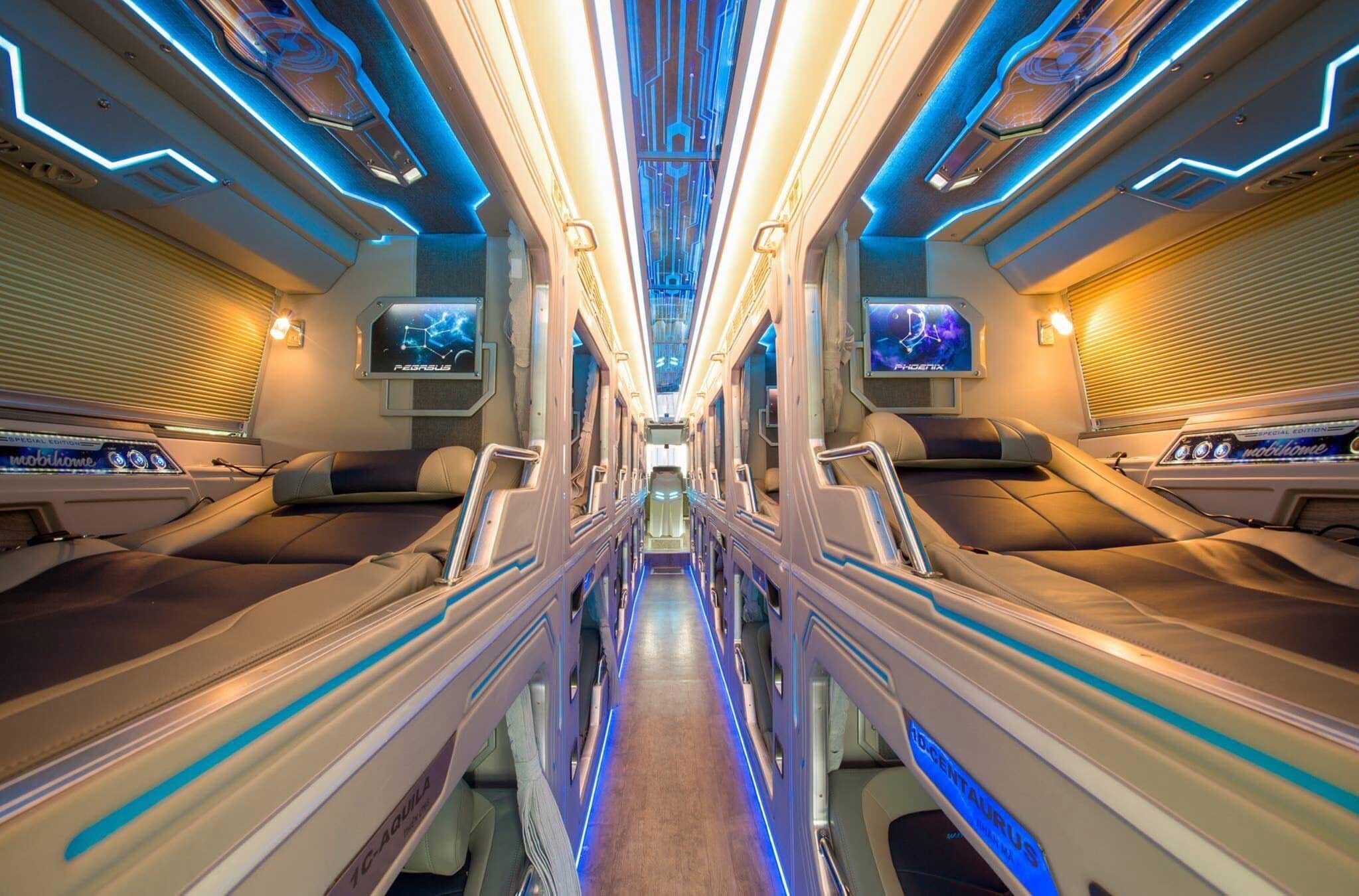led cabin xe bus, led chiếu sáng, led trang trí xe ô tô giường nằm